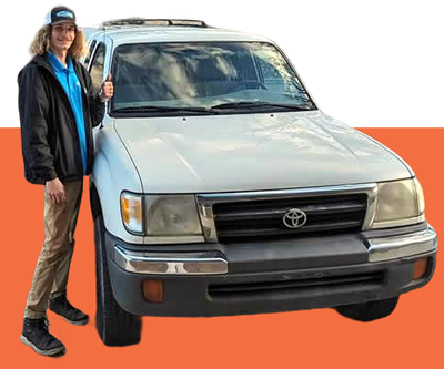 NuVista member with a new car