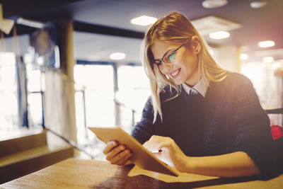 Member using the NuVista Mobile Banking app